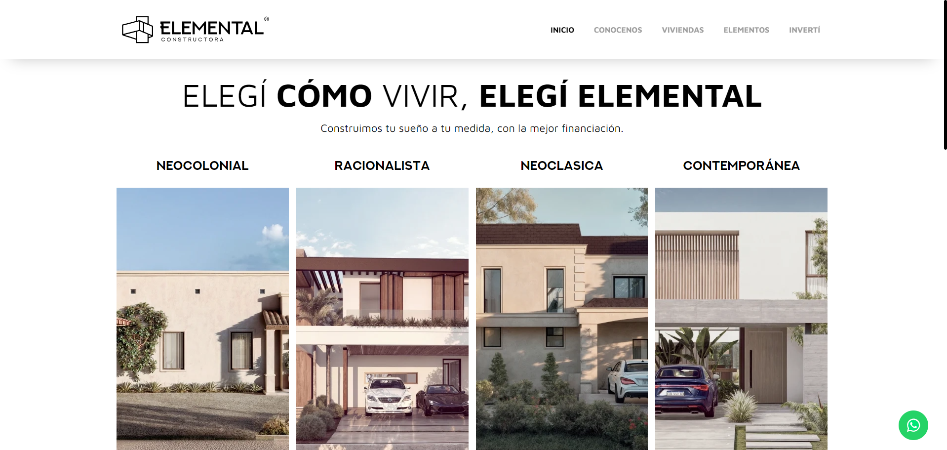 Thumbnail project Elemental Constructora